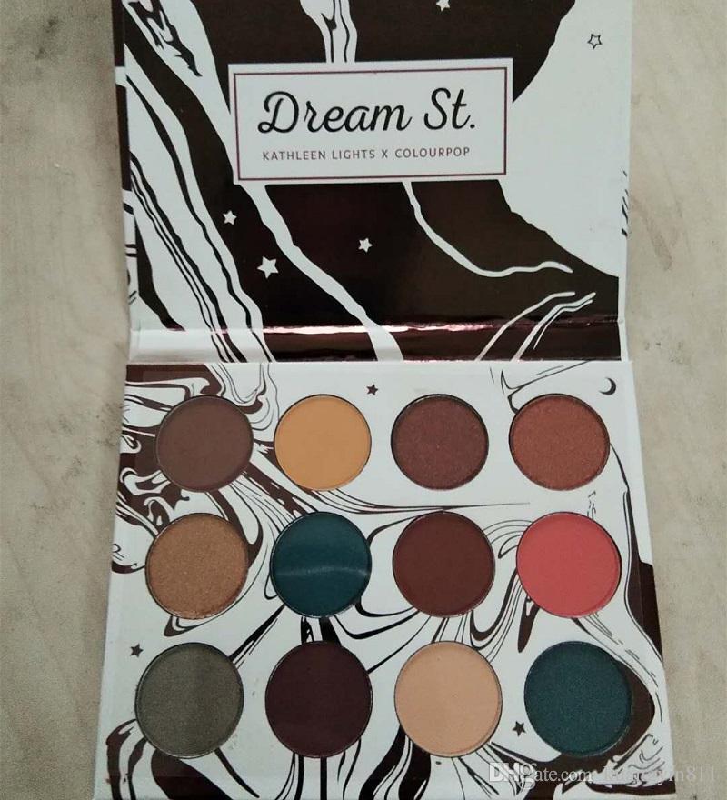 Hot Sale High Quality Colourpop 12 Colors DREAM St. KATHLEEN LIGHTS X COLOURPOP 12 Colors Eyeshadow Palette New Makeup Palette-image-434609868