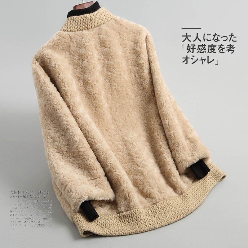 

Coat Fur Real Women Clothes 2020 Autumn Winter 100% Wool Jacket Korean Ladies Fur Coats Abrigo Mujer Y089 KJ2635, Camel