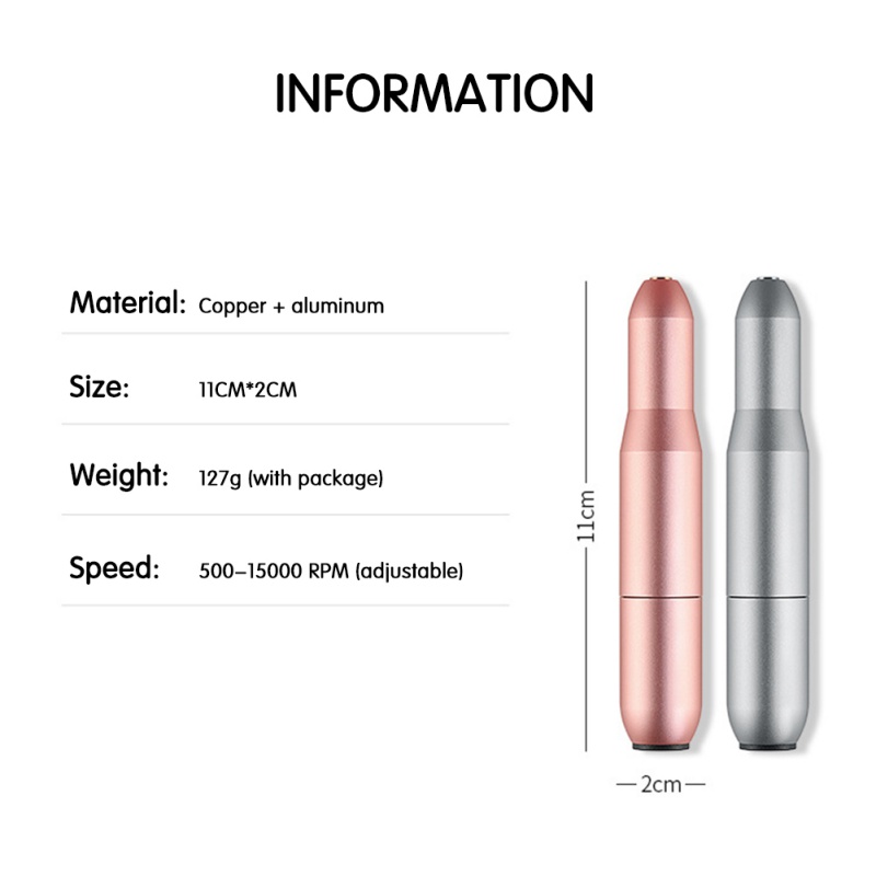 

Beauty Makeup Salon Electric Nail Drill Manicure Pedicure Polishing Shape Tools