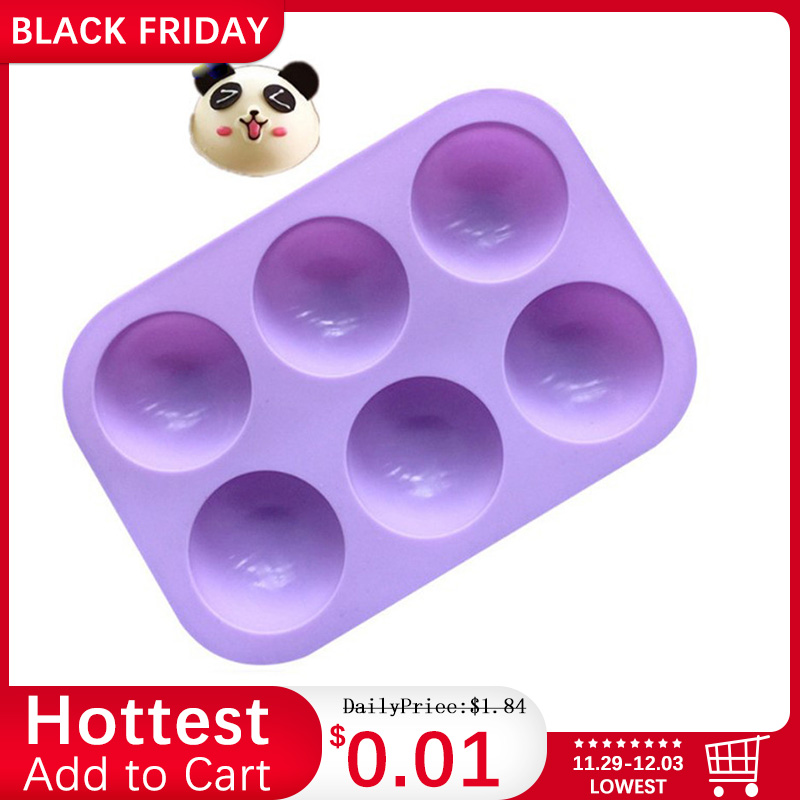 Moule en silicone moitié sphère balle chocolat moule à muffins petit gâteau