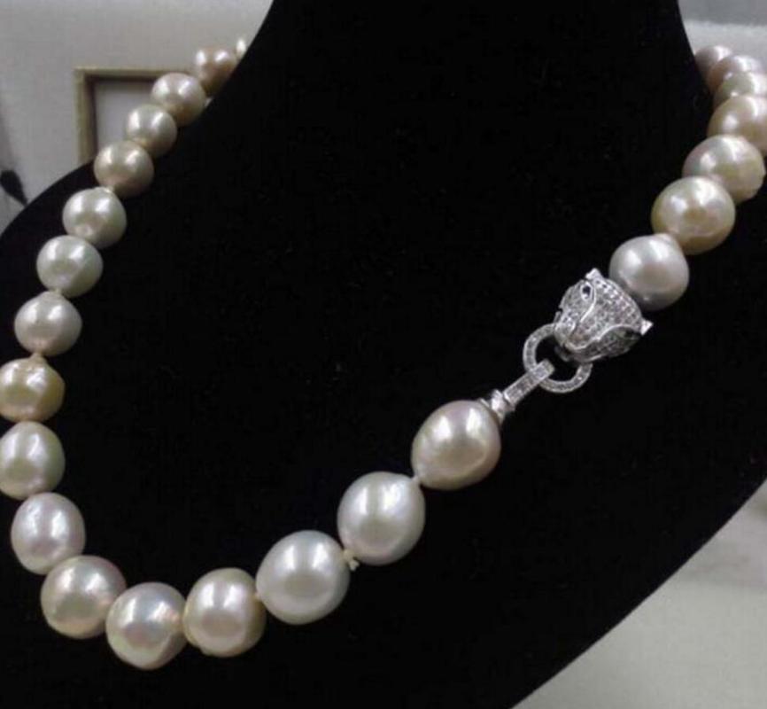 

Other Jewelry Baroque 12-13mm FURROW Kasumi Pearl Necklace Leopard Head Clasp