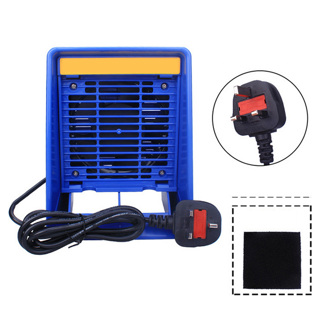 

220V Solder Smoke Absorber Remover Fume Extractor Air Filter Fan For Soldering