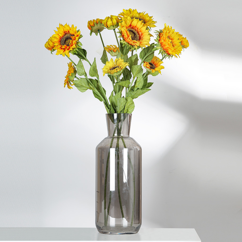 

Sunflower Flower Artificial Flower Plant Bonsai Wedding Decoration Ins Wind Fake Flowers Party Decoration Wedding Wreaths Decor