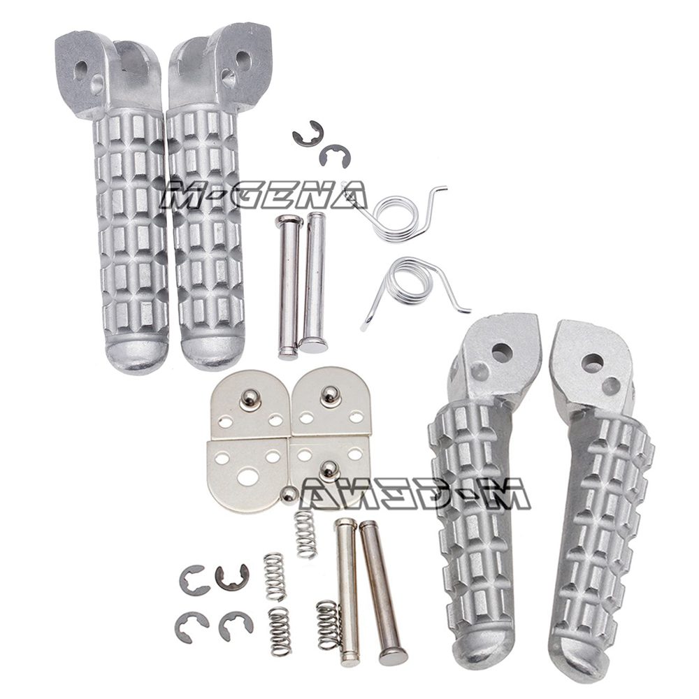 

Motorcycle Front Rear Footrests Foot pegs For 696 749 795 796 1100 2009 2010 2011 2012 2013 2014