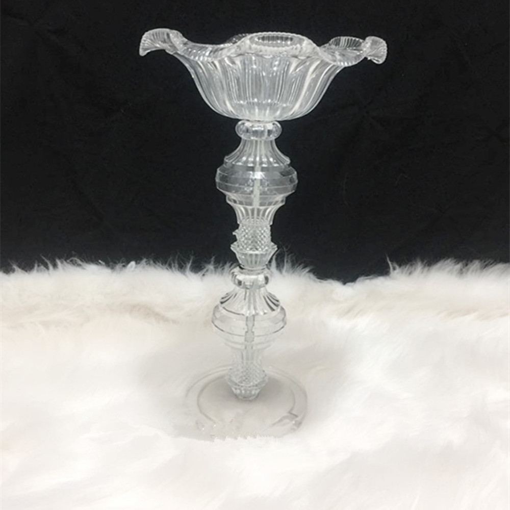 

crystal glass candlestick Crystal Wedding Centerpiece Flower Stand Candle Holder Cake Stand crystal vase for Wedding Party Event Decoration