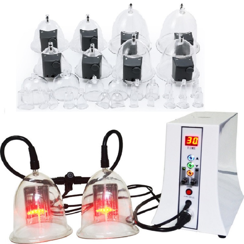 

Vaccum Therapy Massage Body Shaping Breast Enhancement Beauty Machine Spa Skin Rejuvenation 35 CUPS