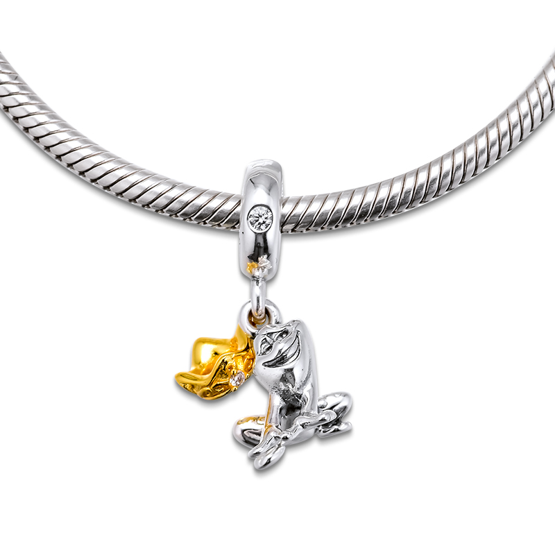2019 Original 925 Sterling Silver Jewelry Frog Prince Charm Fits European Pandora Bracelets Necklace for Women-image-495857683