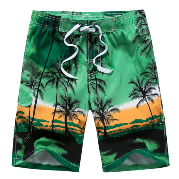 Men Shorts Green