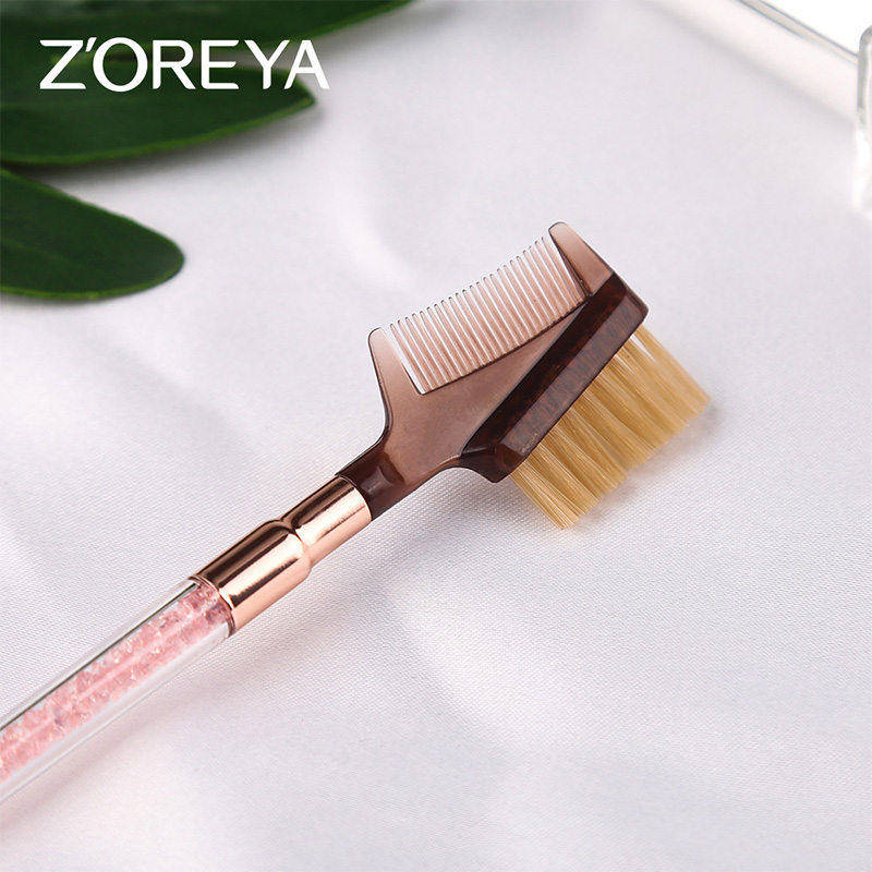 

Eyebrow Brush Beauty Tools Plastic Diamond Handle Nylon Hair Makeup Tools
