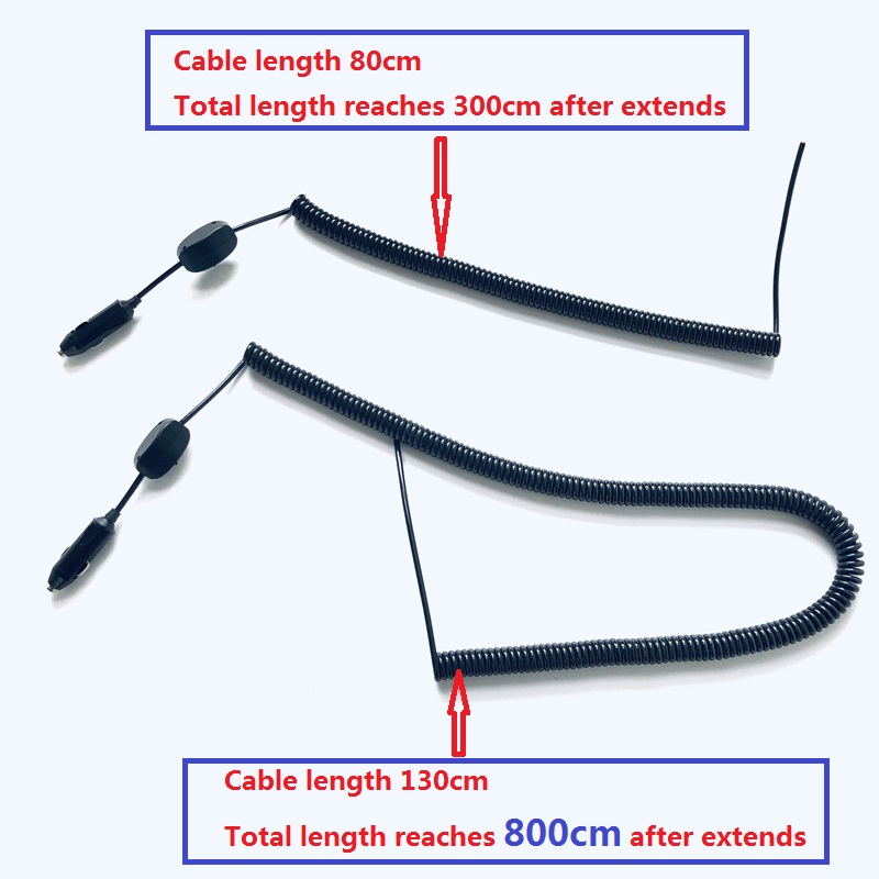 

180W 12V/24V 15A Car led light bar Cigarette lighter On/off switch Autos lighting DIY Spring cable Wire for Spotlight Work light