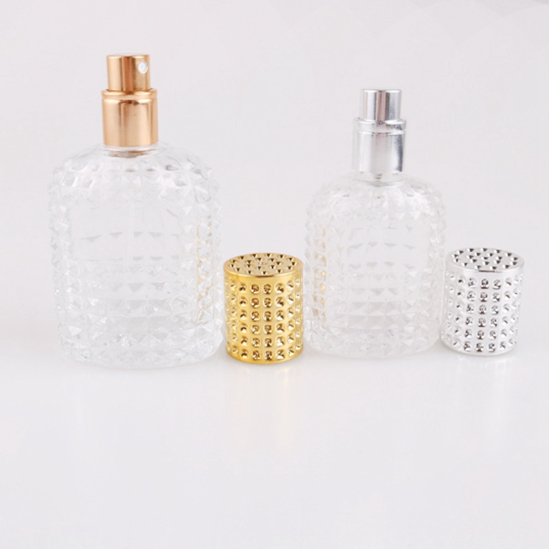 

30ml 50ml Glass Perfume Spray Bottle Empty Protable Cosmetic Containers Atomizer Bottle Perfume Bottles for Travel HHAA988