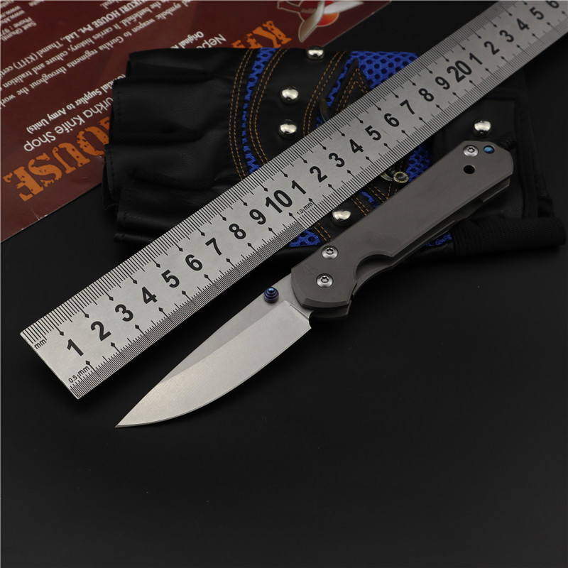 

D2 Steel Folding Blade Pocket Knife Camping Hunting Survival Knifes EDC Outdoor Utility Self Defense Knives Titanium Alloy Handle Ball Beari