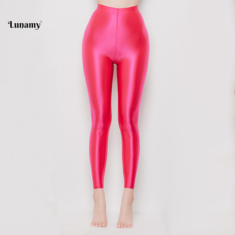 2020 Lunamy Satin Glossy Opaque Pantyhose Sexy Stockings