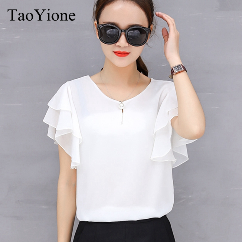

White Blouse Women Tops 2020 feminine blouse Summer Chiffon Casual Shirts Blusas Feminins Ladies Shirt Clothing For Women Tops, Yellow