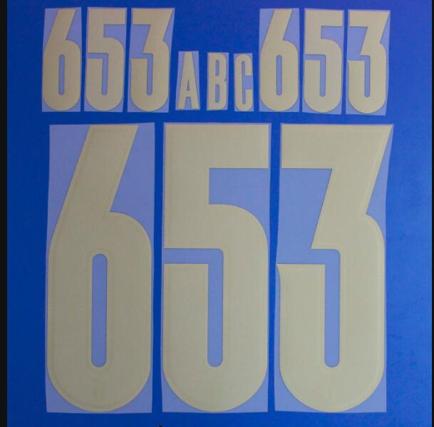 

2020 Italian National team soccer Nameset Print Football Player font nameset patch