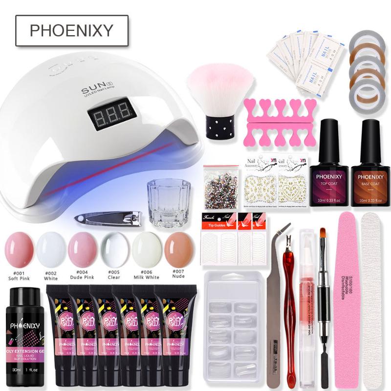

Nail Art Kits Kit Lamp For Drill Machine Gel Polish Set Electric Manicure Tool