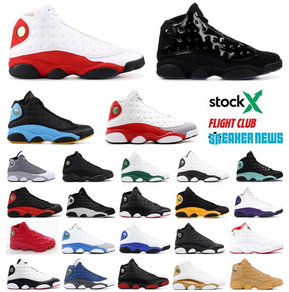 

New 13 13s mens basketball shoes Court Purple men basketball Hyper Royal Black cat 13 men trainer sports sneakers, Dirty bred