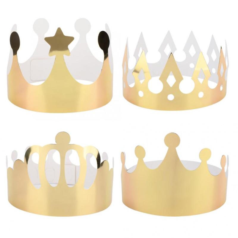 

Christmas Hat 25pcs Party Hats Crown Happy Birthday Party Wedding Hats DIY Cute Kids Hair Accessory Birthday