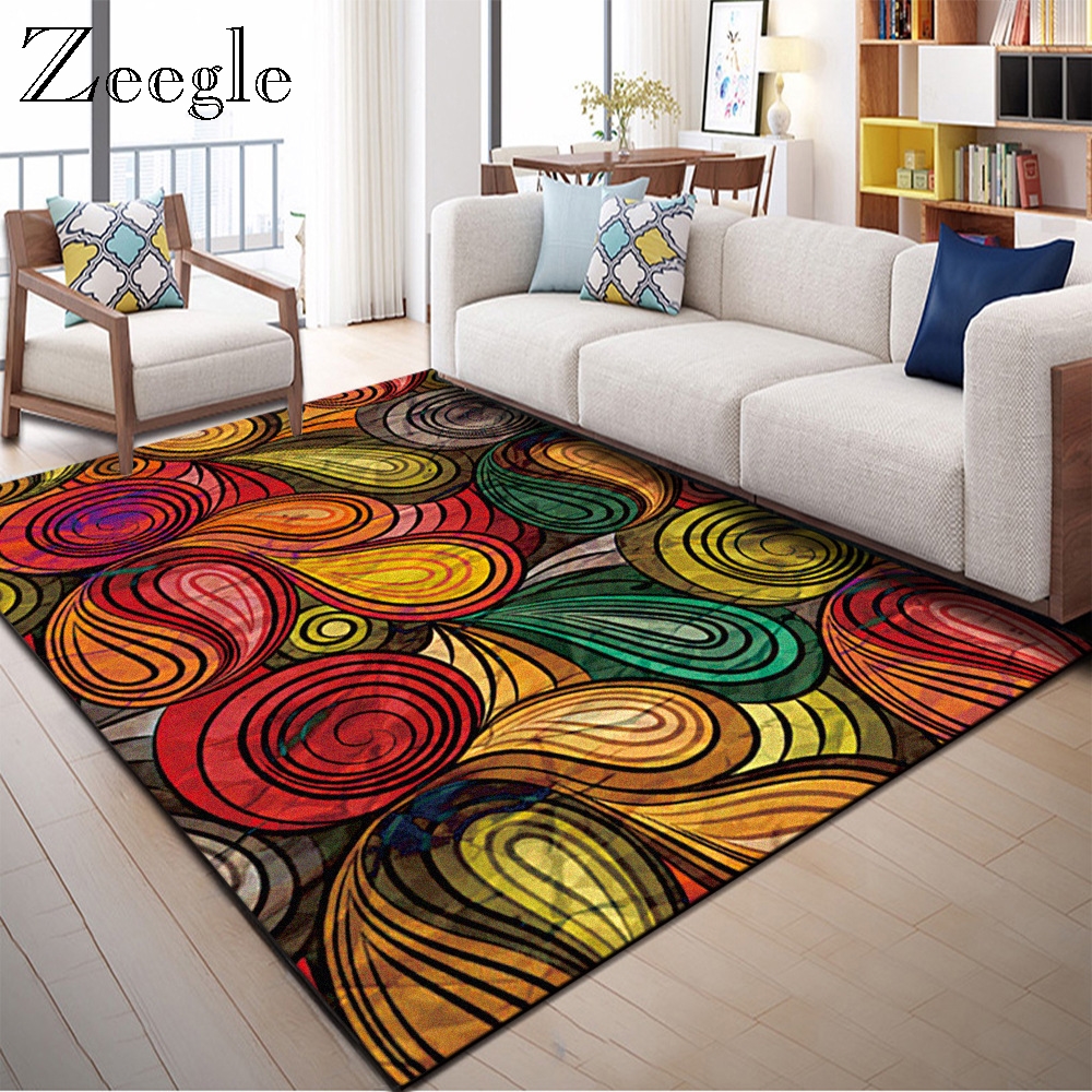 

Zeegle Carpets and Rugs for Living Room Anti Slip Sofa Area Rug Absorbent Coffee Table Large Size Carpet Washable Bedside Carpet, 25