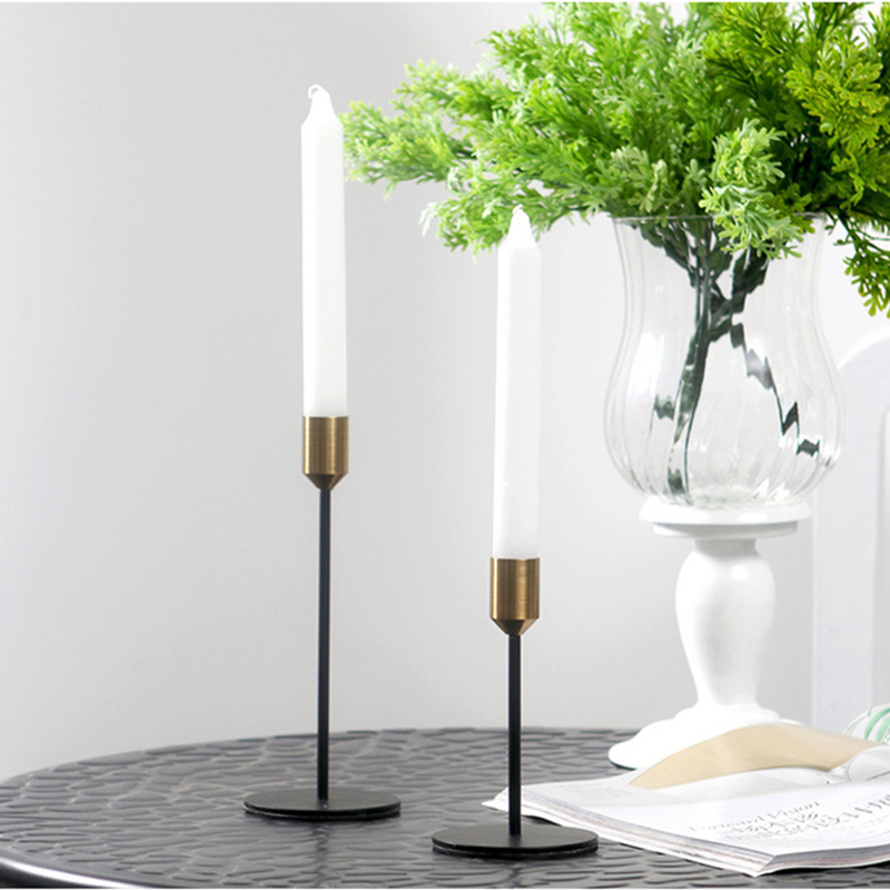 

Nordic Style Candle Stand Metal Candle Holders Fashion Wedding Bar Party Exquisite Candlestick For Table Home Decoration