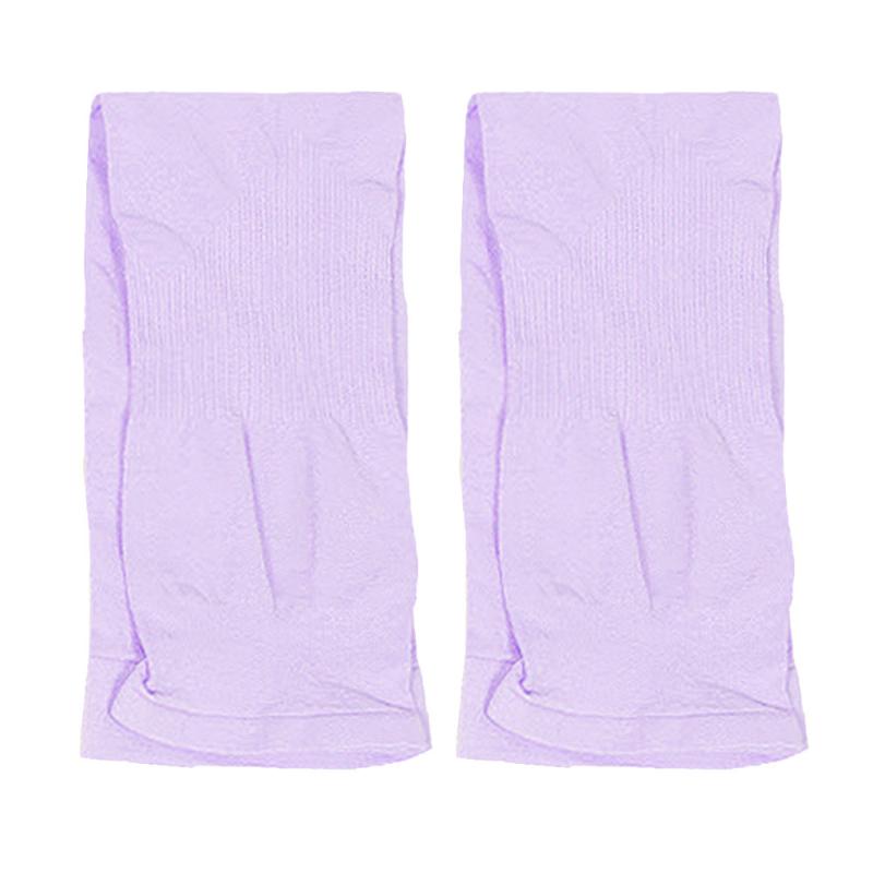 

2 Pairs Sunscreen Sleeves UV Sun Protection Hand Protector Arm Ice Silk Sleeves Suitable Outdoor Cycling Running Driving, Purple
