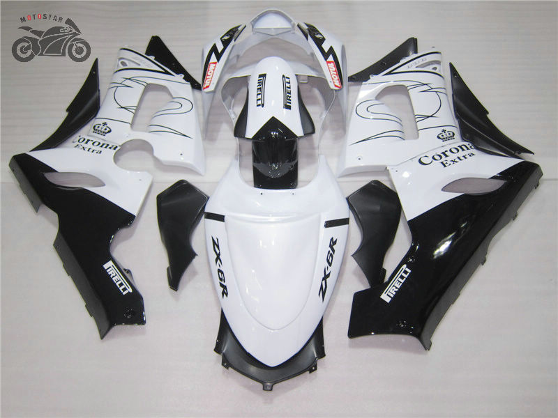 

Free Custom Chinese fairings kit for Kawasaki Ninja ZX-6R 2005 2006 ZX6R ZX636 05 06 aftermarket fairings set, Same as the picture shows