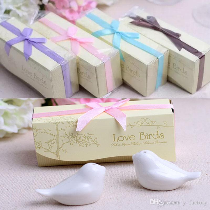 

Wedding Favor Love Bird Salt and Pepper Shaker Set for Wedding Gift and Party Favors Free Shipping
