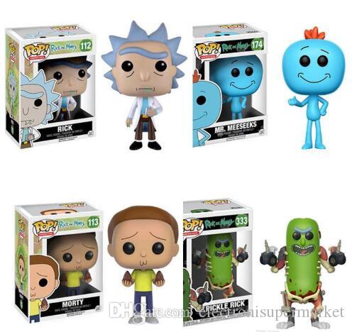 muñecos pop rick y morty