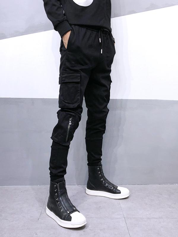 

CH0417 Fashion Men' Pants 2020 Runway European Design party style Men' Clothing, As pic