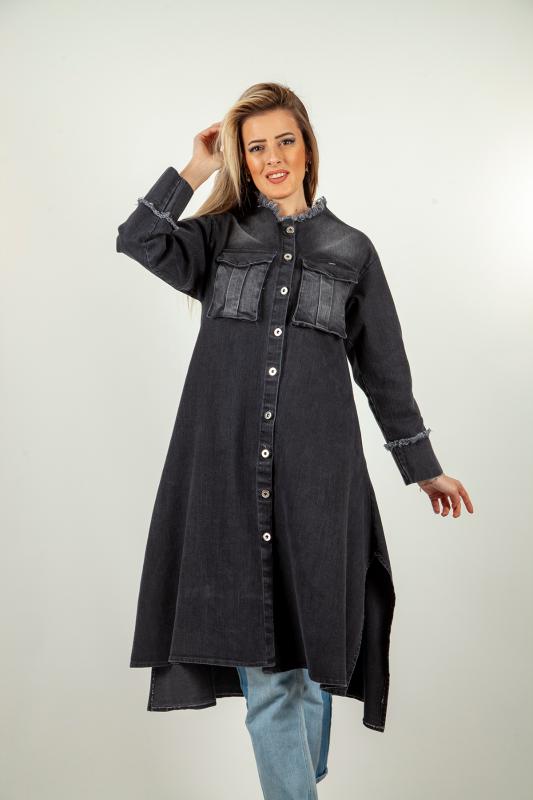 

Ardanewline Women Denim Tunic 08059855, Black