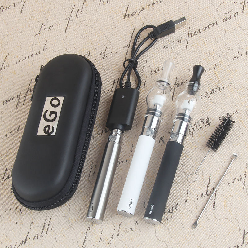 

EGO-T Wax Starter Kit With Bulb Tank Dab EGO Vaporizer Pen Pyrex Glass Globe Atomizer 650mAh 900mAh 1100mAh Battery Waxing Vape Pen Kits, Multi