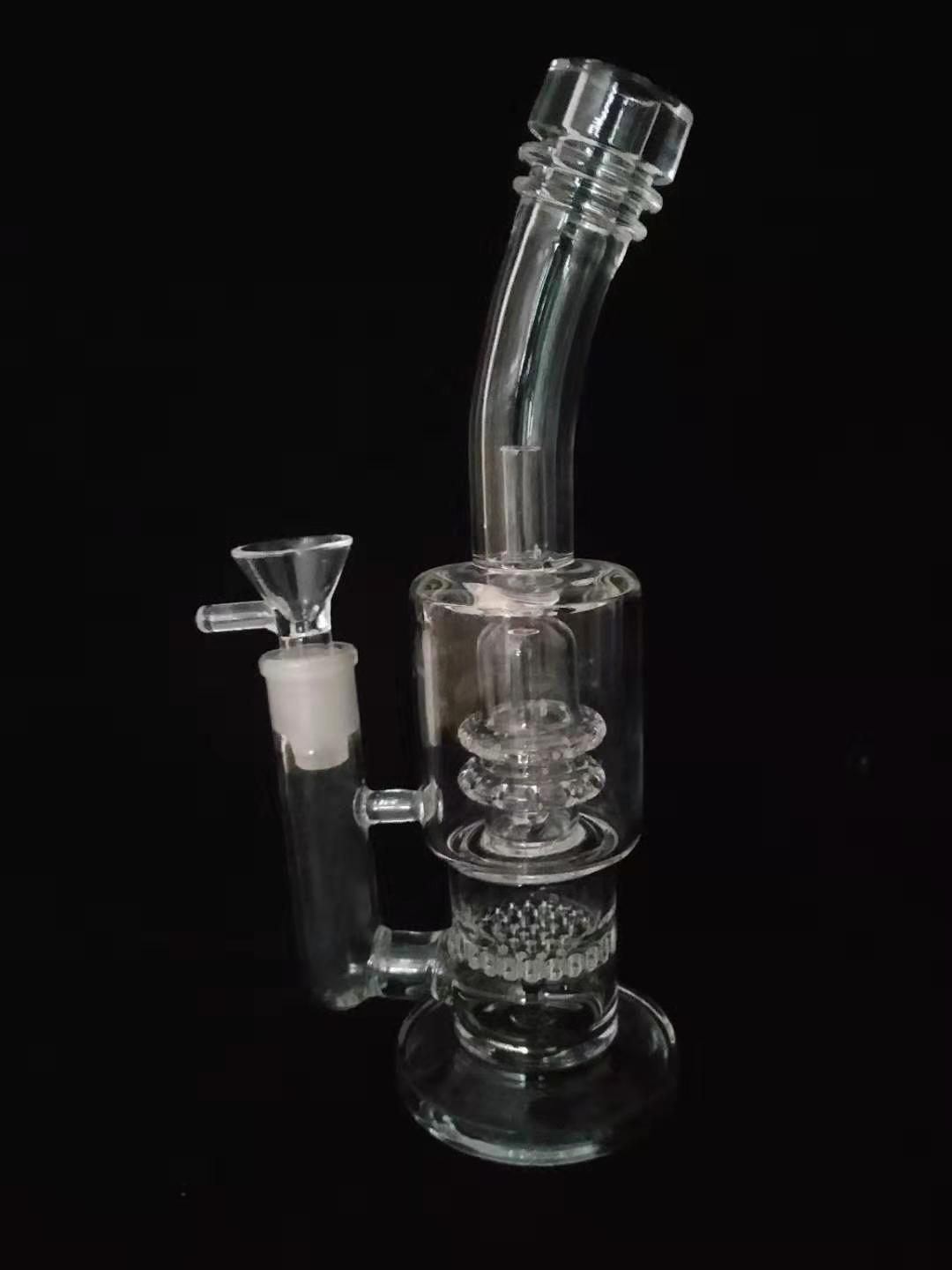 

22cm tall 14mm joint glass bongs and glass pipes water pipe oil rig