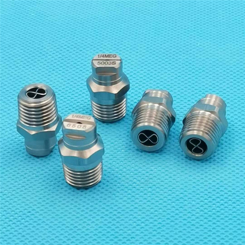 

MEG High pressure road sweeper spray nozzle,high pressure washing jet flat fan nozzle ,1/4"industrial h-vv cleaning nozzle