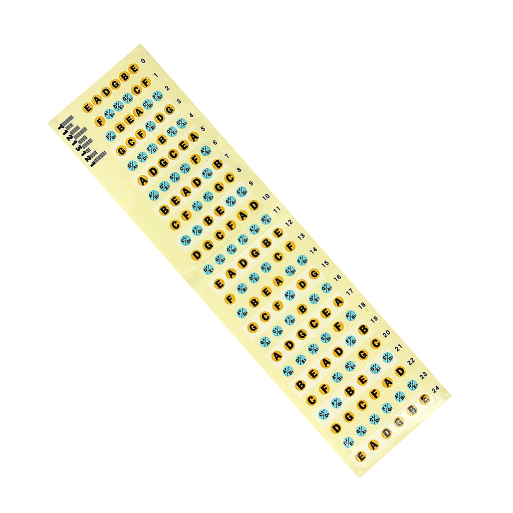 

1PC Guitar Fretboard Note Labels Fret Sticker For Electric Guitar