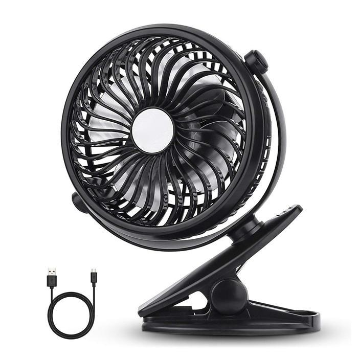 USB Table Desk Personal Fan Mini USB Table Desk Personal Fan Metal Design Quiet Operation 3.9 USB Cable High Compatibility Black Pink White Color for Your Choice for Home Office Table