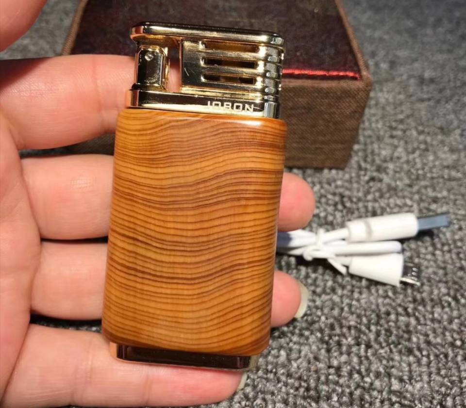 Dual arc lighter USB rechargeable Zorro movement Taihang Yabai handicrafts-image-532685012