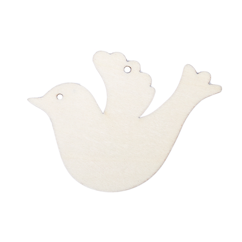 

10pcs/set Wooden Dove for Wedding Wish Tree or Christmas Decoration Ornament