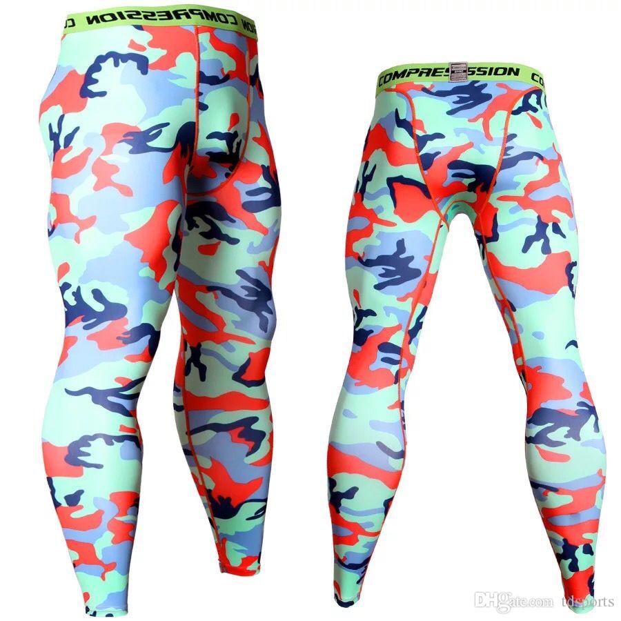 

Design Camouflage Pants Men Fitness Mens Joggers Compression Pants Male Trousers Bodybuilding Tights Leggings mens tights Pantalon Homme, Colour 1