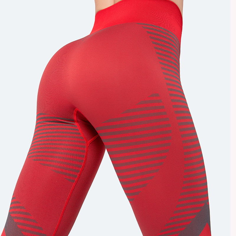 

SVOKOR Seamless Women Yoga Pants High Waist Printed Striped Gym Fitness Push Up Fitness Leggings Workout Running Leggins, Yoga pants 3