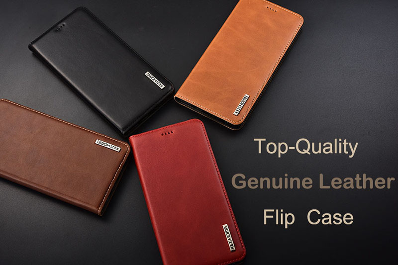 Compre Atacado Para Motorola Moto G7 / G7 Mais Kezihuome Luxo Couro Genuíno  Virar Carteira Capa Para Moto G7 Play / G7 Casos De Telefone De Energia  Barato | Entrega Rápida E