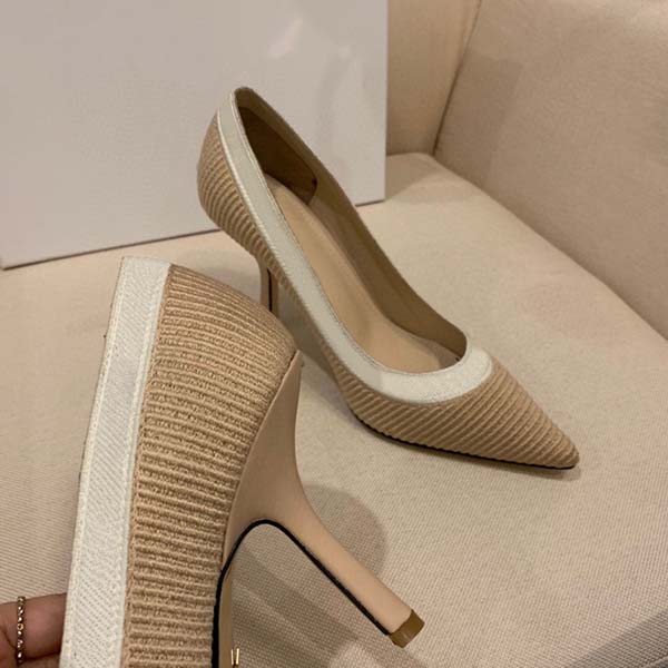 

2020High Quality fashion sexy high heels1.5cm 6.5cm 9.5cm Letter Bandage Dress shoes woman Runway Pointed Toe Gladiaor Sandals size34-42, Black