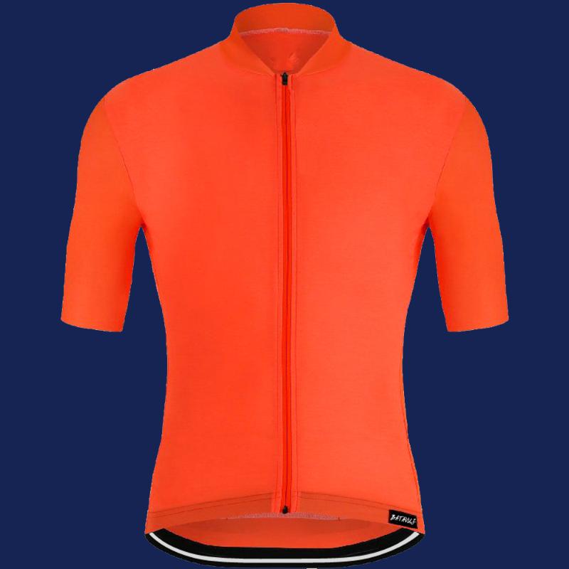 

NEW Men's Bike Top Quality Short sleeve Bright Orange Cycling jerseys road mtb cycling clothing pro team Bicycle clothes Wear, Style photo