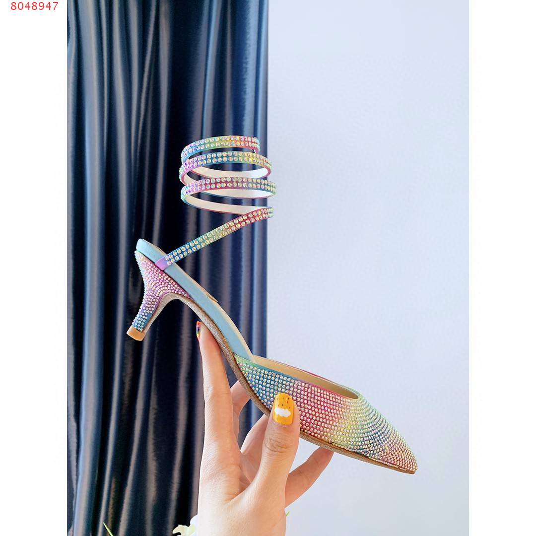 rainbow sandals with matching purse