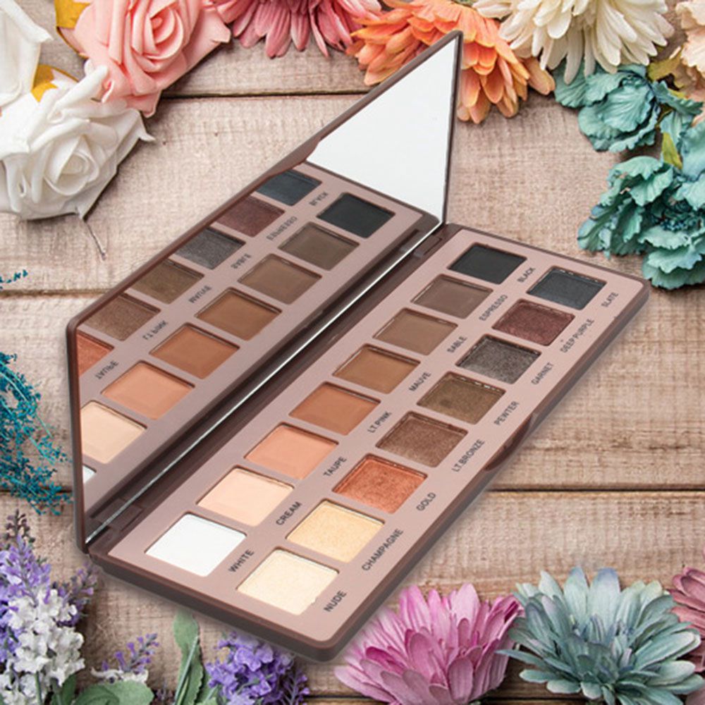 

Beauty Glazed Eyeshadow Palette Makeup Matte Long Lasting Glitter Pigment Shimmer 16 Colors Eyeshadow Palette Cosmetic Beauty