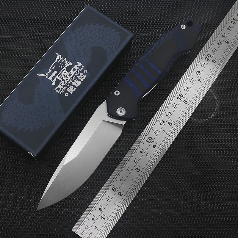 

FATDRAGON Velociraptor 9cr18Mov Creative Mikata + Steel Stainless Steel Handle Outdoor Tactical Hunting Folding Knife kitchen supplies