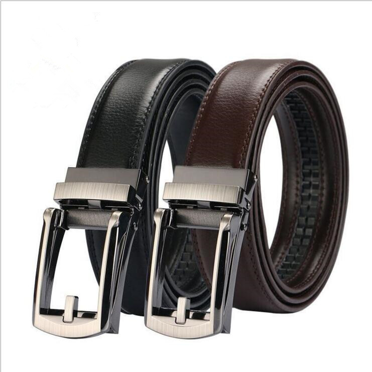 

Men Belts Luxury Belt Designer Cow Genuine Leather Belts Fake Needle Belt Automatic Buckle Cowhide Belt Comfort Click Belts wholesale LT94, Size:110--130cm