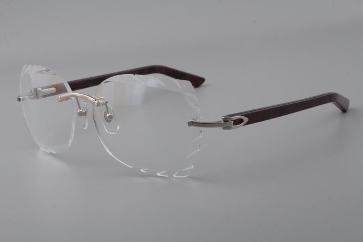 Sunglasses Frames Frameless Eyeglasses Frame 8300817 A Unique Design Ultra Light Plate Armholes Colors Purple White