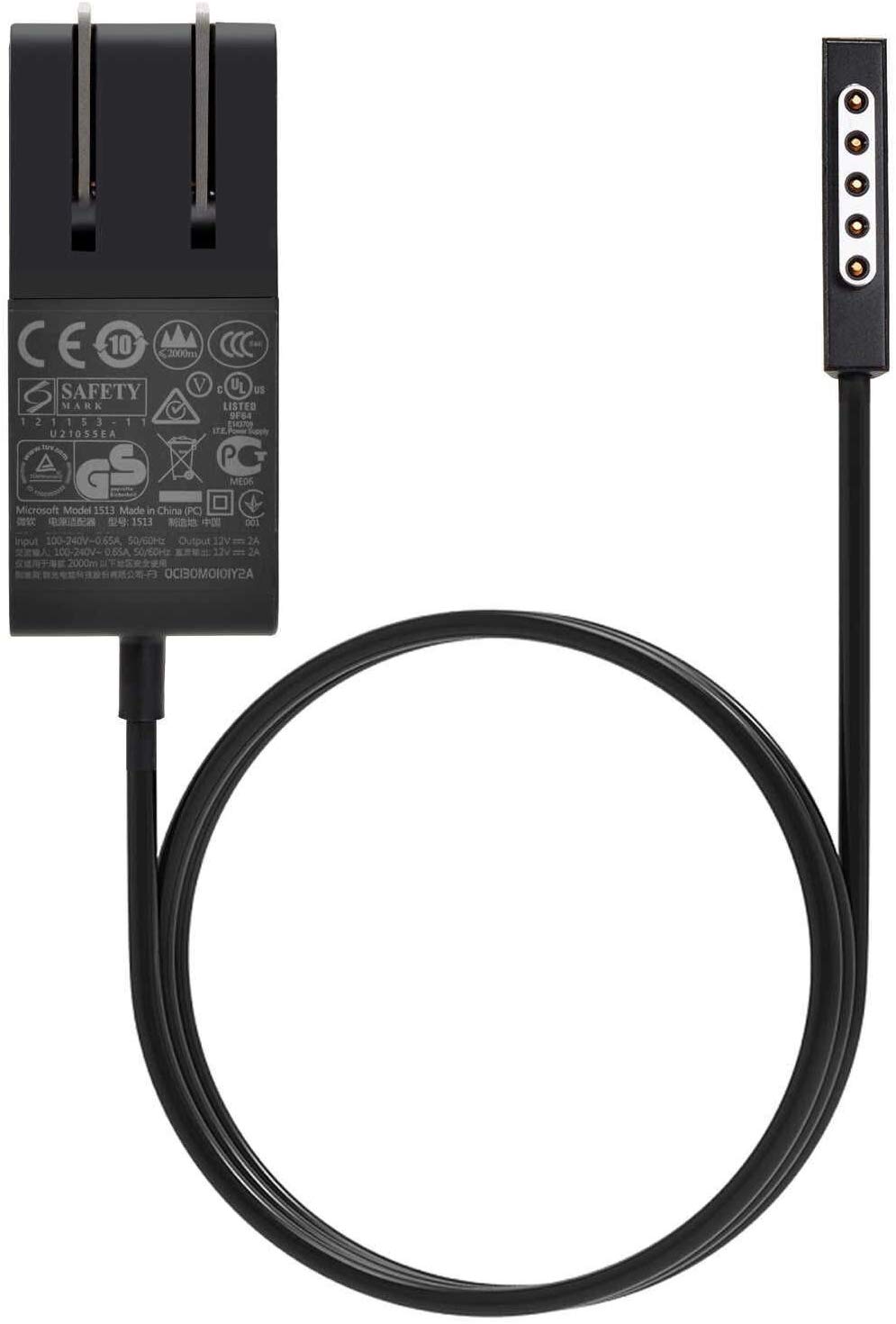 For Microsoft Surface RT Charger 1512 24W 12V 2A AC RT 1,2 /& pro Power Adapter