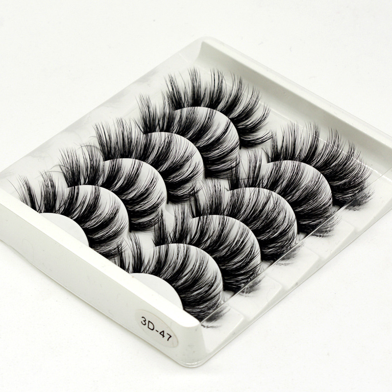 

5 Pairs 3D Mink Lashes Eyelash Extension Mink Eyelashes for Beauty Natural False Eyelashes Fake Lashes Long Makeup