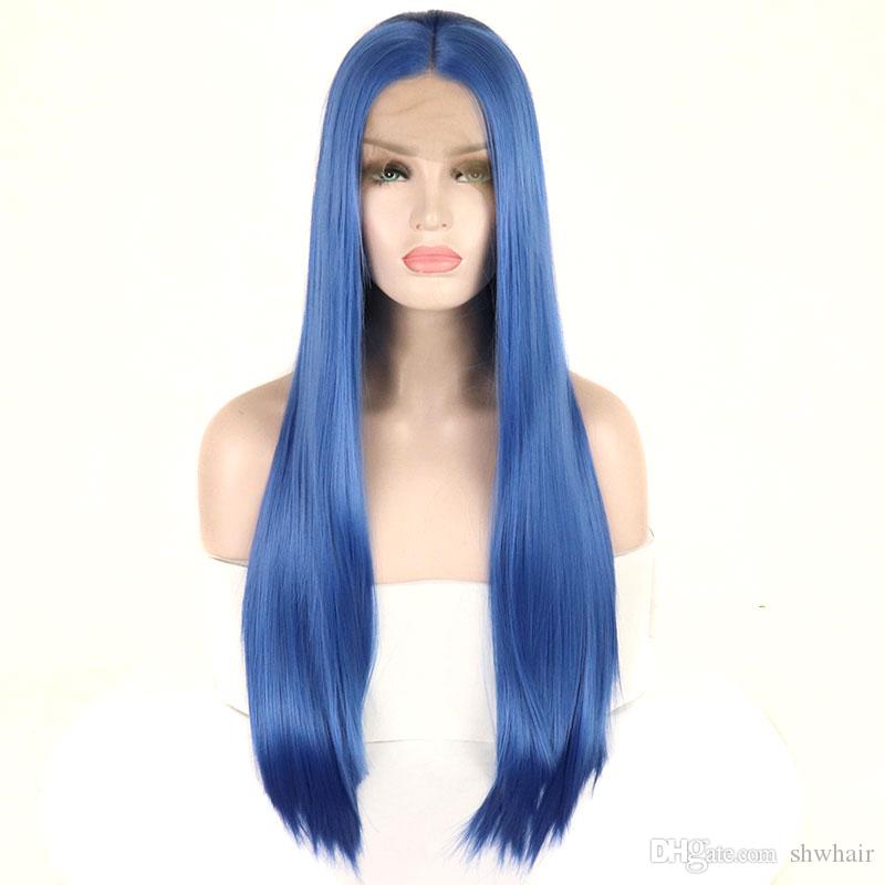quality blue wig